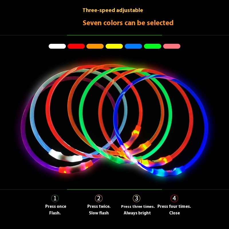 LED Dog Collar Manufacturer - OEM USB Rechargeable Neckband