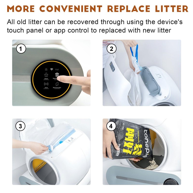 Automatic Cat Litter Box Manufacturer - OEM Self Cleaning Robot