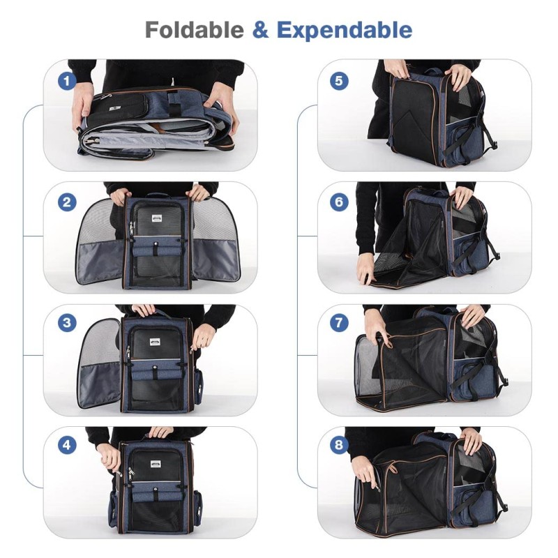 Pet Backpack Manufacturer - OEM Durable Nylon Travel Bag