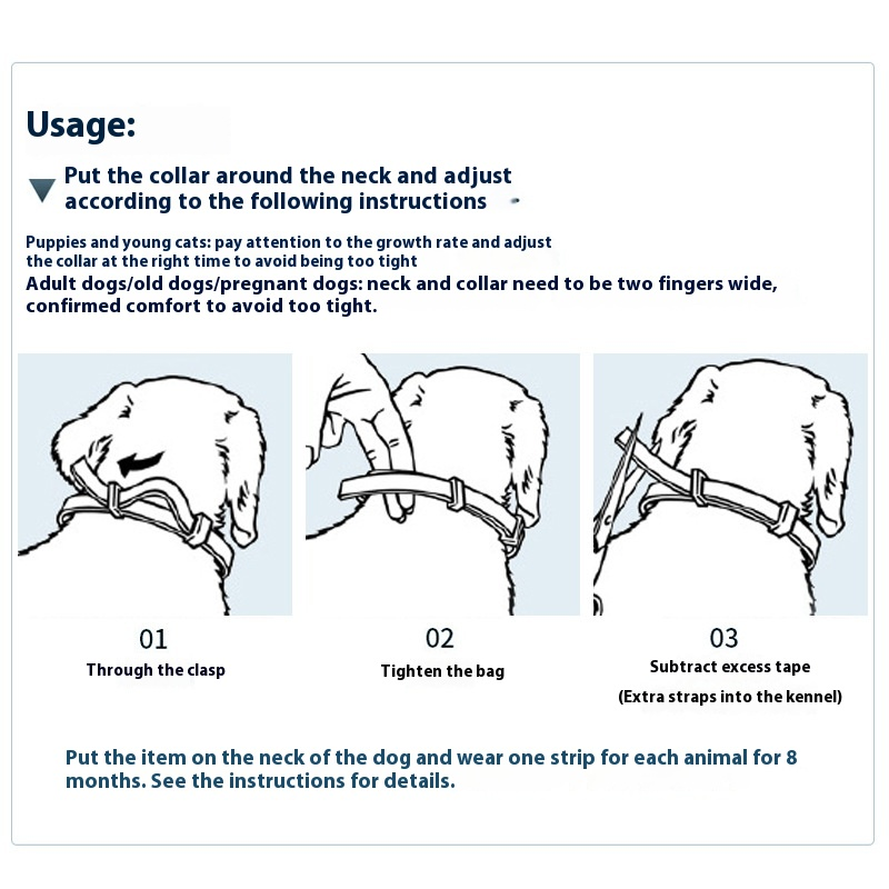 Anti Flea Collar Manufacturer - OEM Silicone Insect Repellent