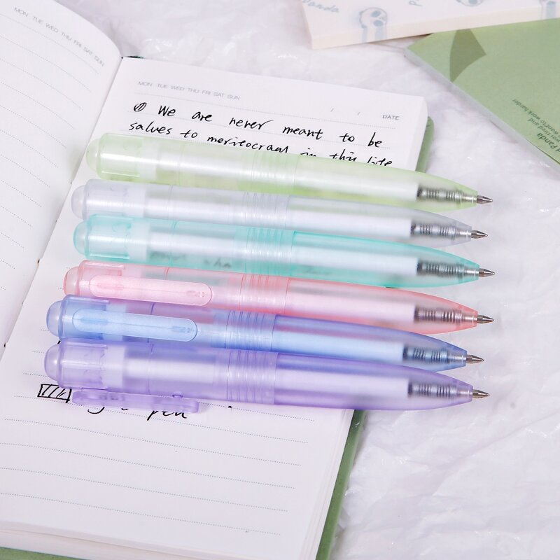 Mini Pocket Gel Pens Supplier - OEM Candy Color Glitter 0.5mm Plastic for Hotels Promotions