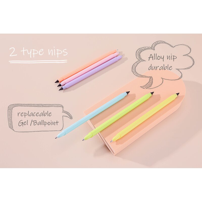 Inkless Pen Factory - OEM 2023 New Design Replaceable Double Type Nib Pencil