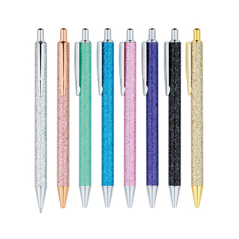 Metal Ballpoint Pen Factory - OEM Shiny Colorful Paper Novelty