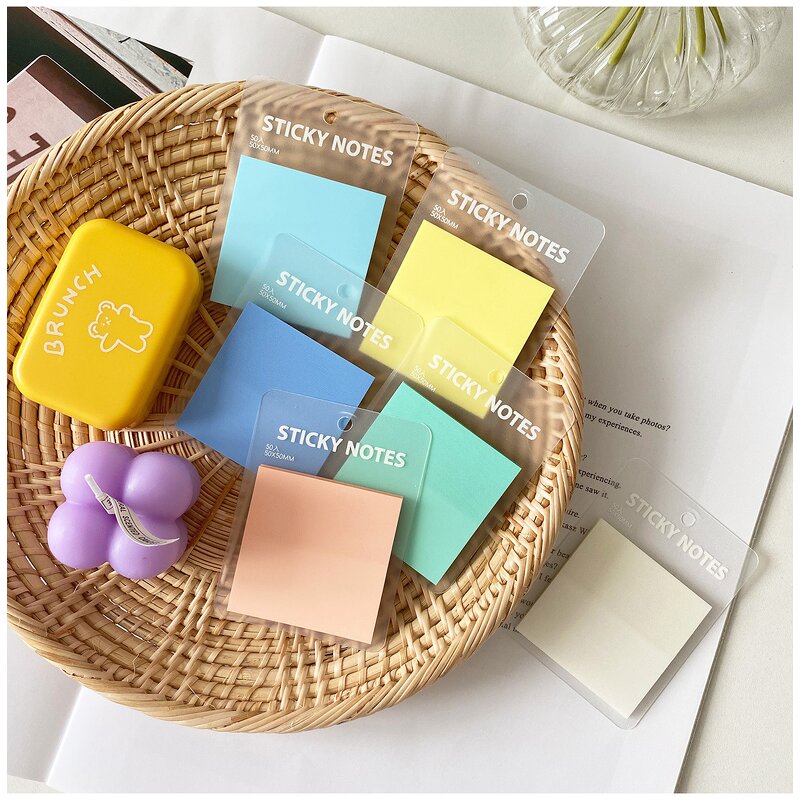 Student Scratchpad Manufacturer - OEM Colorful Word Notepad Memo Pad PET Sticky Notes