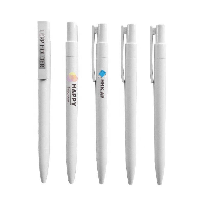 Ballpoint Pens Manufacturer - OEM Wholesale Custom Logo White Cheap Promotional