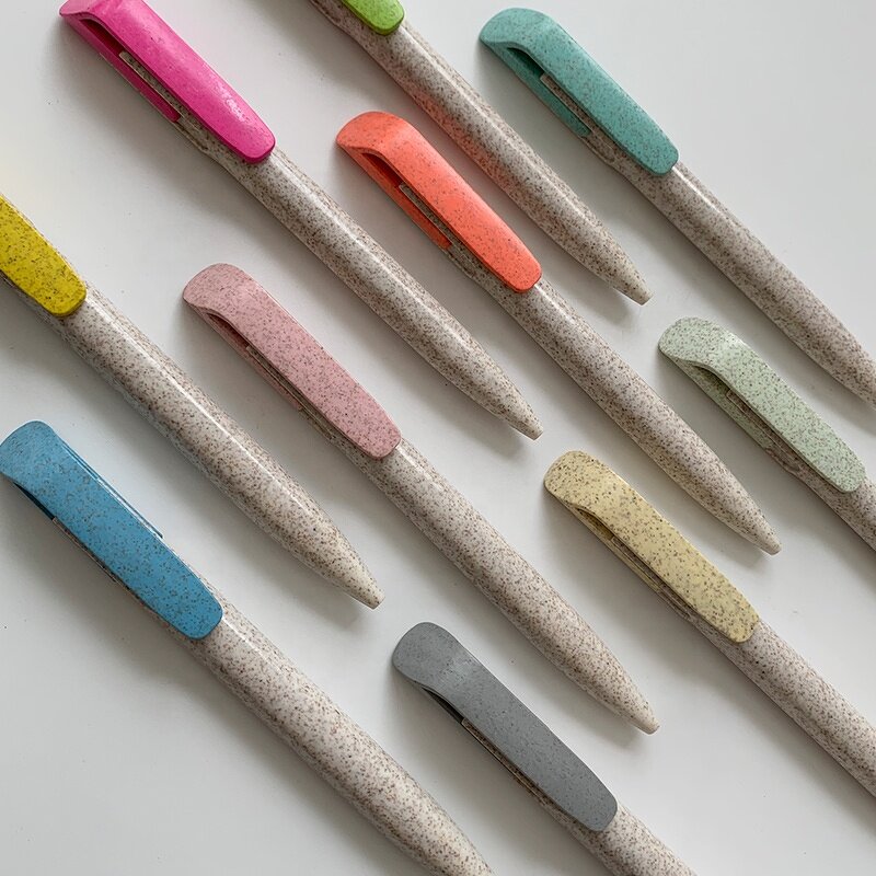 Wheat Straw Pen Factory - OEM New Design Eco-friendly with Custom Logo