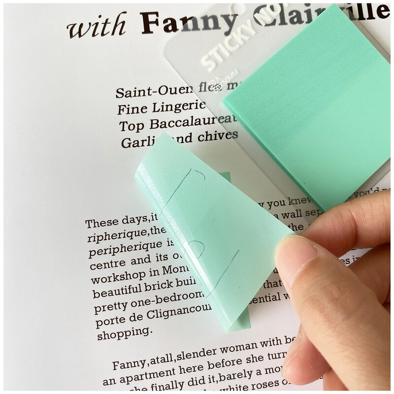 Student Scratchpad Manufacturer - OEM Colorful Word Notepad Memo Pad PET Sticky Notes