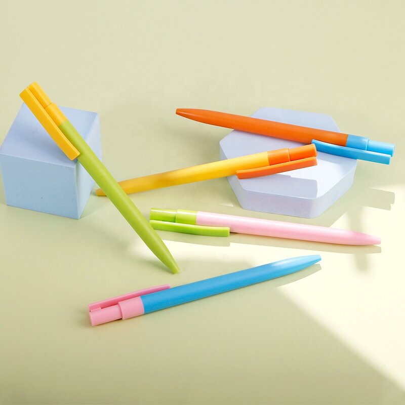 Candy Color Gel Pen Manufacturer - OEM Cute Pink Green 0.5mm Black Plastic for Hotels