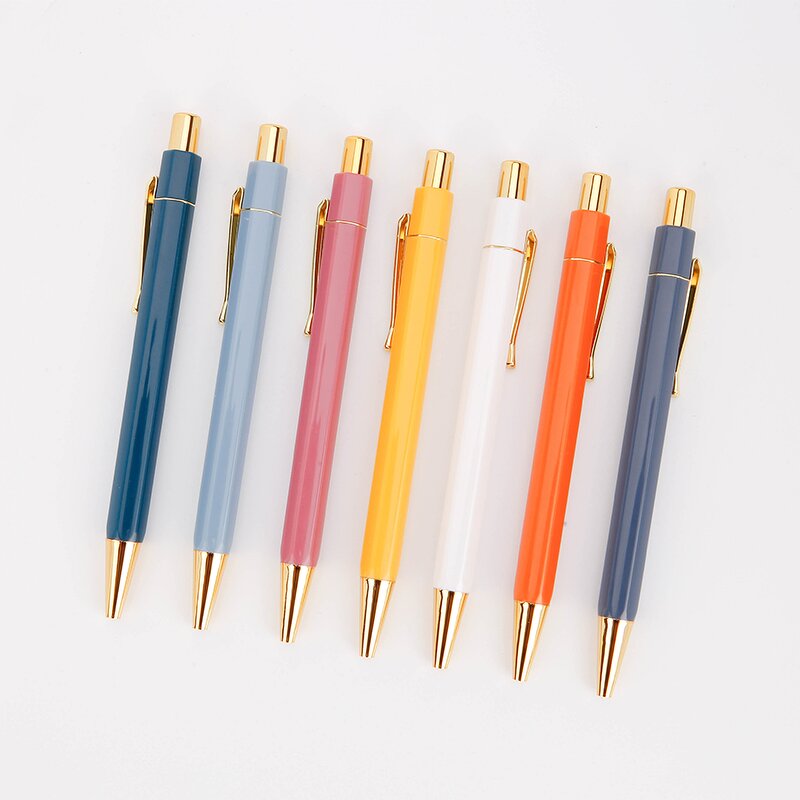 Metal Pen Clip Supplier - OEM High Quality Gold Hexagon Gifts With PVC Box