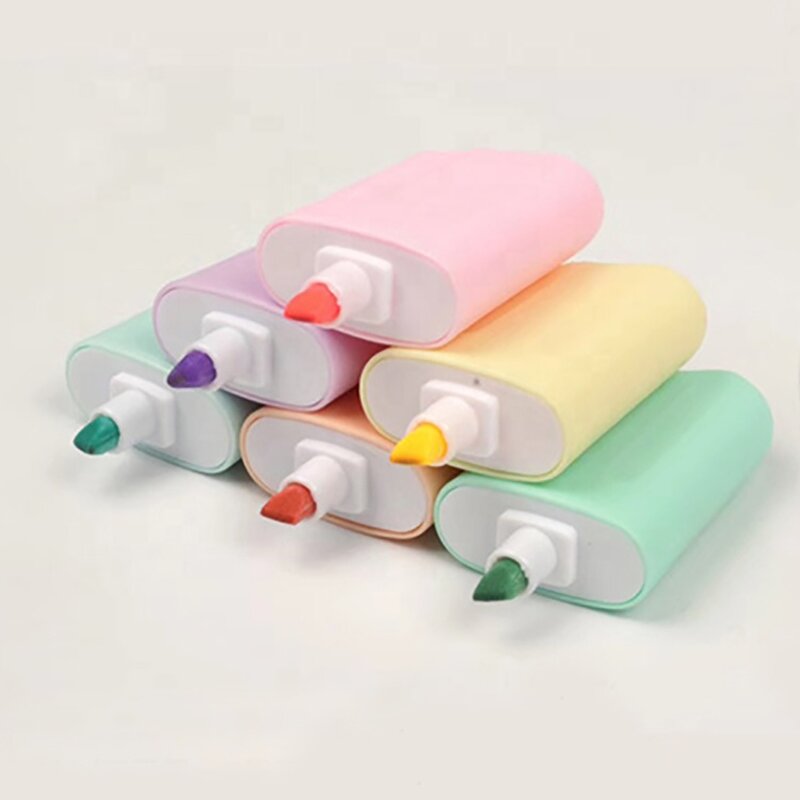 Highlighter Pen Factory - OEM Novelty Cute Cartoon Ice Cream Shape Marker
