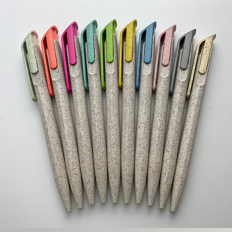 Wheat Straw Pen Factory - OEM New Design Eco-friendly with Custom Logo