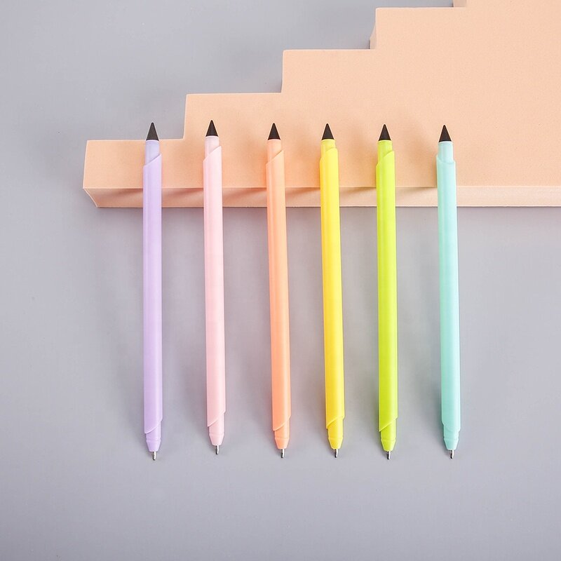 Inkless Pencil Supplier - OEM 12 Colors Double-headed Replaceable Nib Gifts