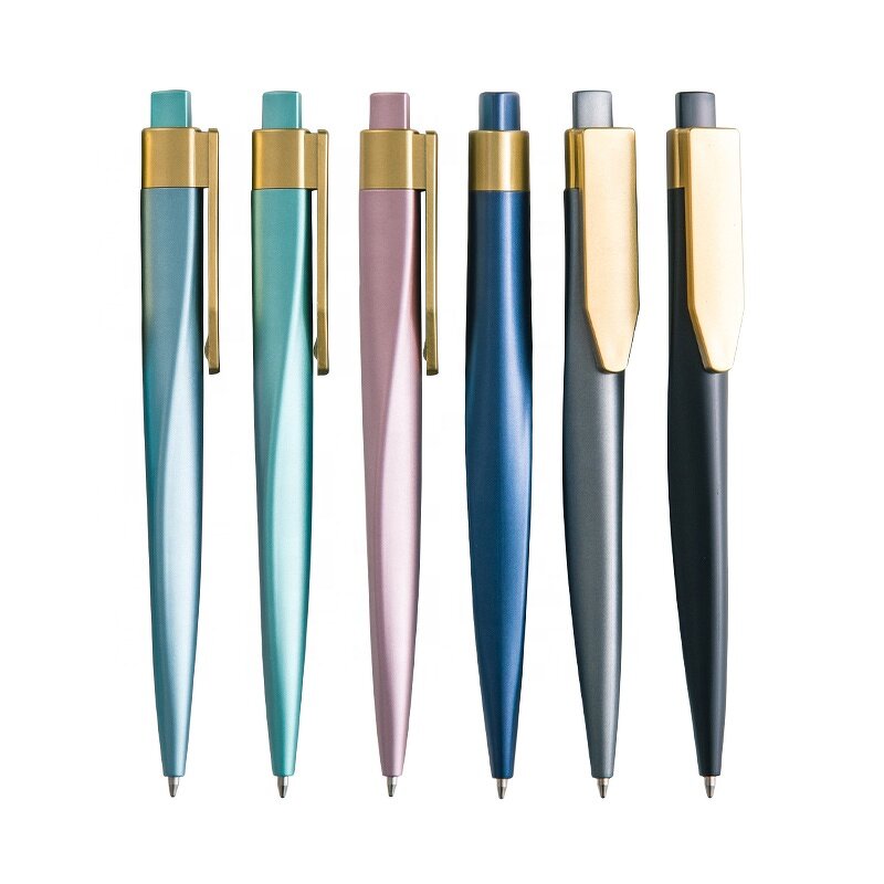 Ball Pen Supplier - OEM High Quality Office School Click Push Action Metallic