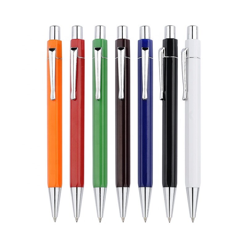 Ball Pen Factory - OEM High Quality Hexagon Custom Logo Promotional