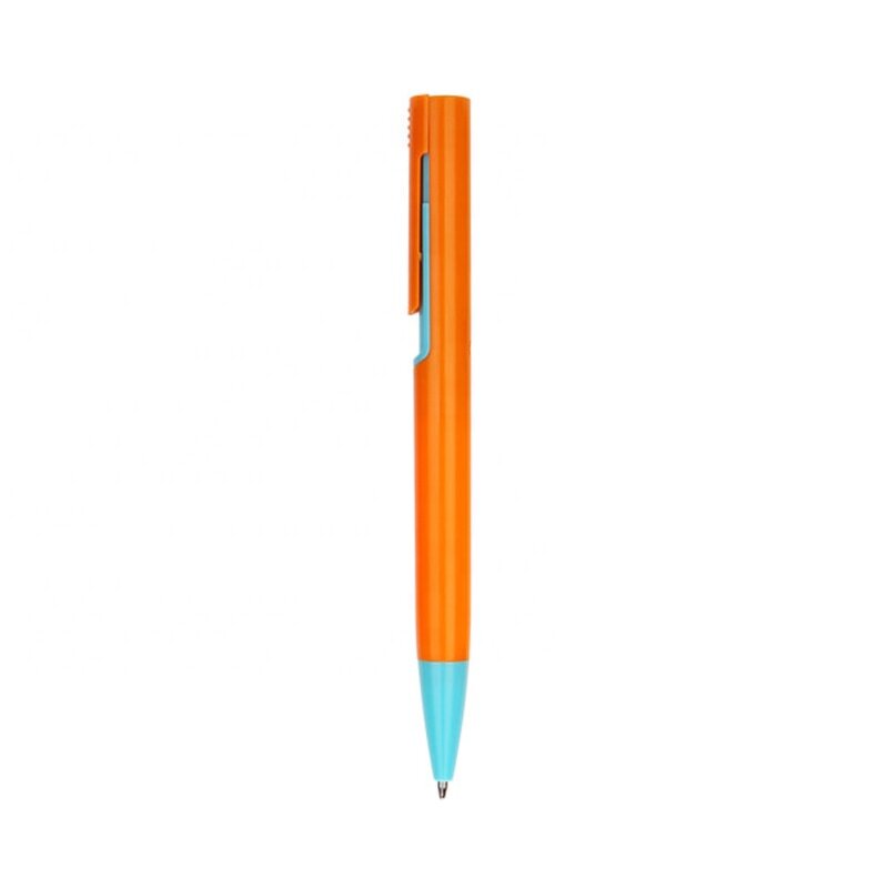 Hotel Ball Pen Supplier - OEM Promotional Cheap Plastic Red Blue Orange Custom