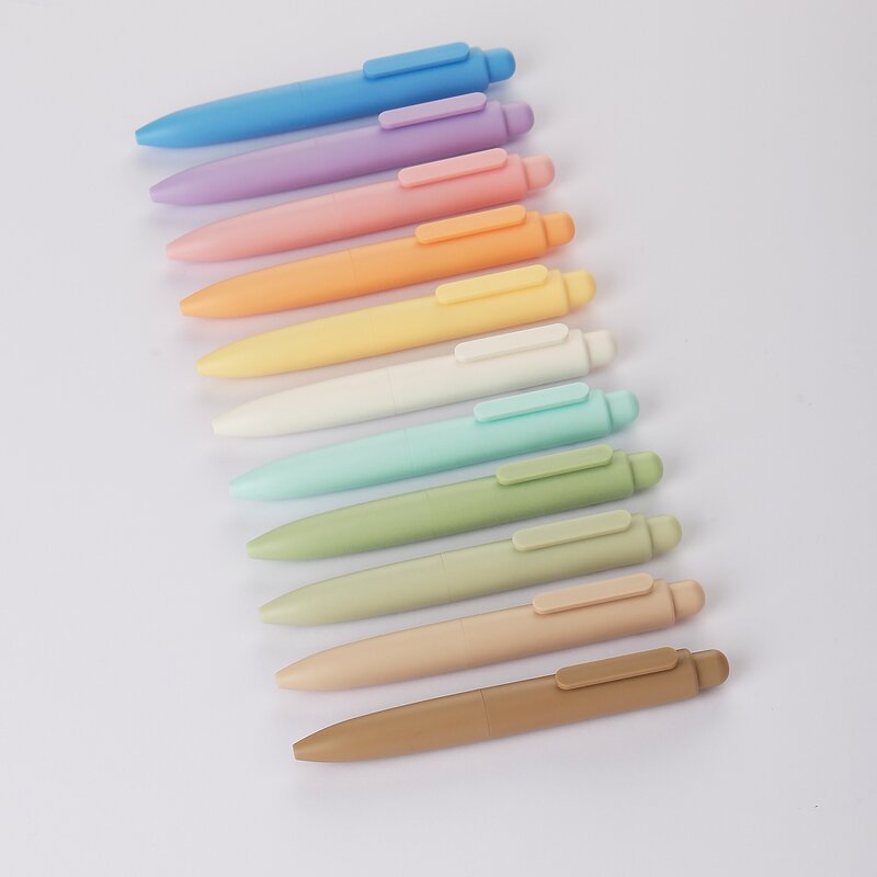 Gel Ink Pen Manufacturer - OEM Cheap Custom Logo Mini Pocket 0.5mm Pink Blue Orange