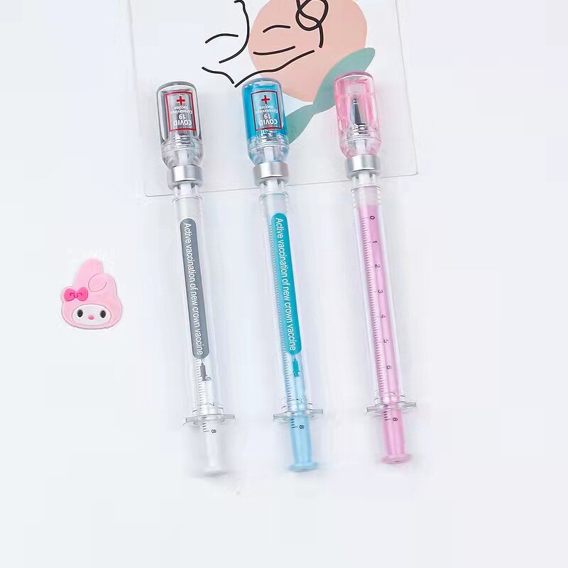 Neutral Pen Factory - OEM Korean Creative Students Stationery Wholesale Pumpable Syringe