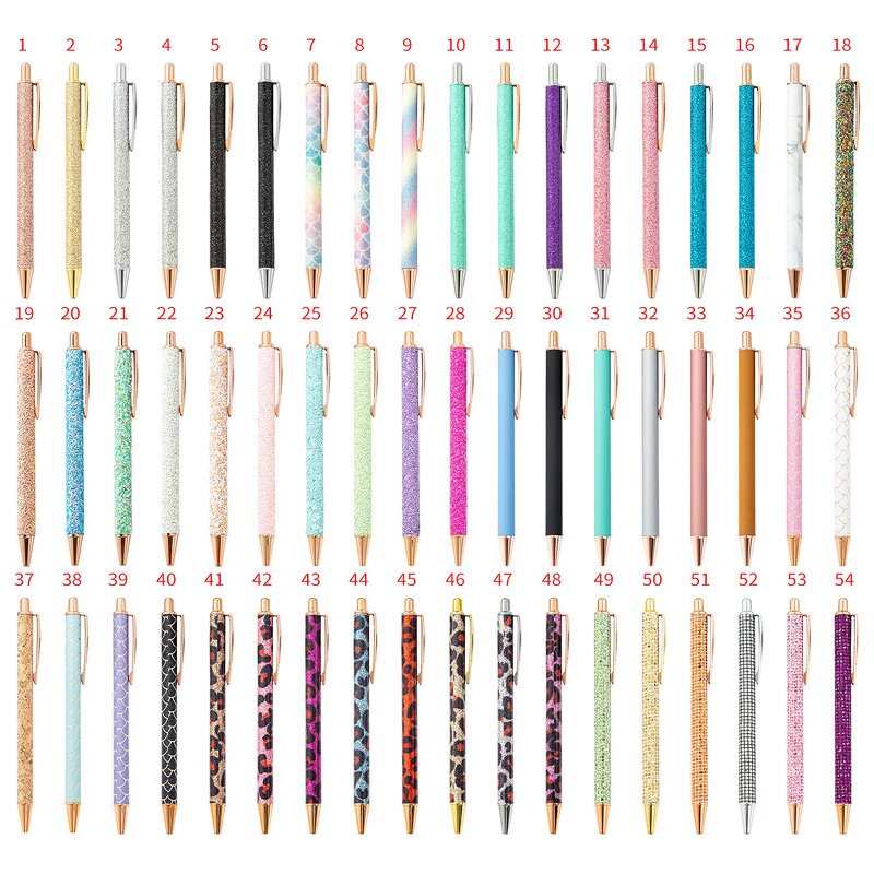 Metal Ballpoint Pen Manufacturer - OEM Promotion Gift Beautiful Glitter for School Business