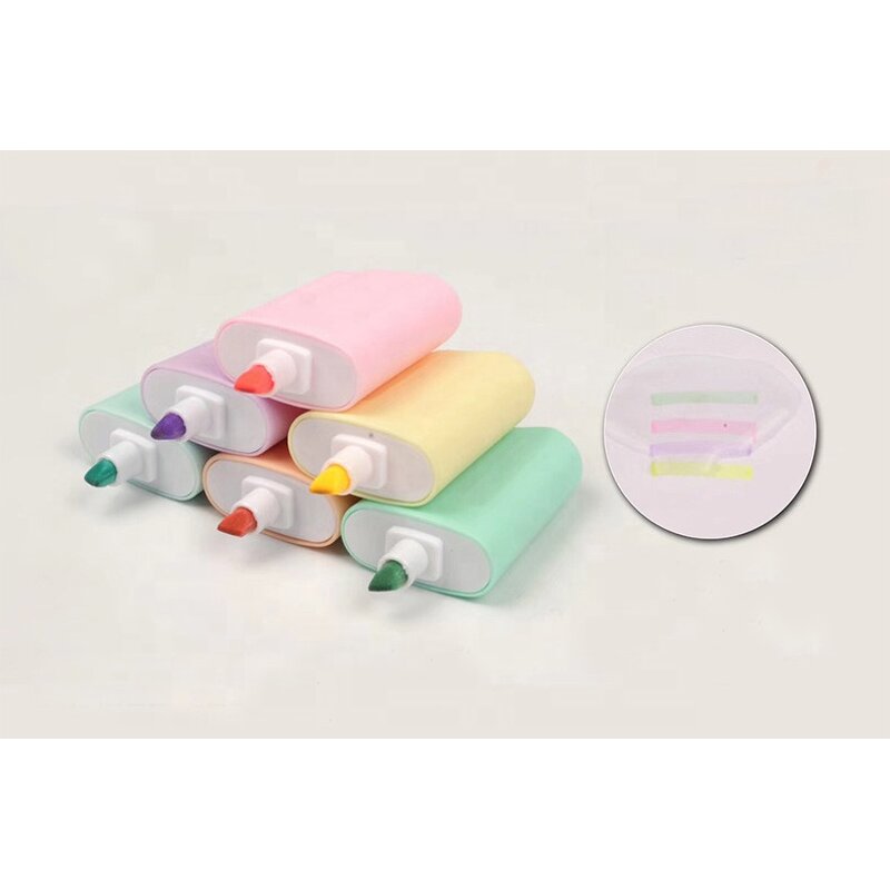 Highlighter Pen Factory - OEM Novelty Cute Cartoon Ice Cream Shape Marker