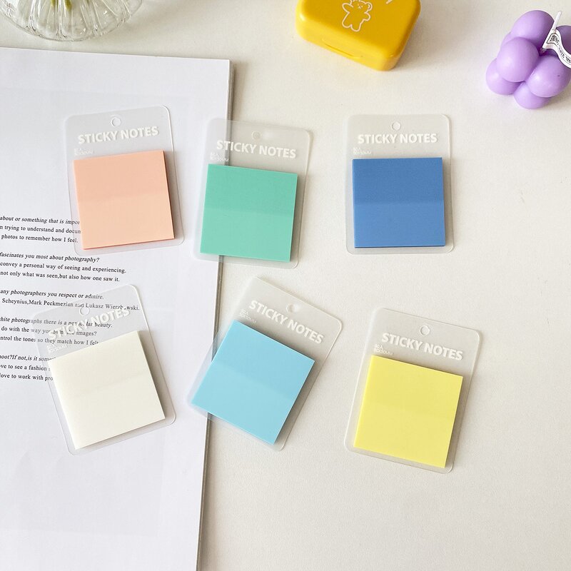 Student Scratchpad Manufacturer - OEM Colorful Word Notepad Memo Pad PET Sticky Notes