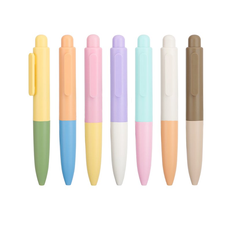 Gel Ink Pen Manufacturer - OEM Cheap Custom Logo Mini Pocket 0.5mm Pink Blue Orange