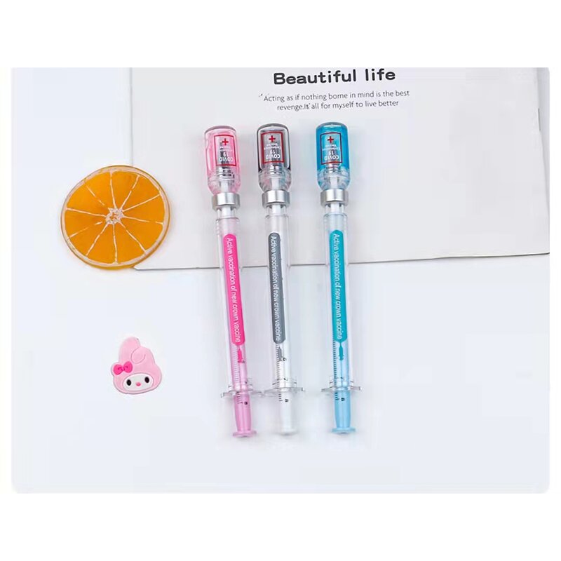 Neutral Pen Factory - OEM Korean Creative Students Stationery Wholesale Pumpable Syringe
