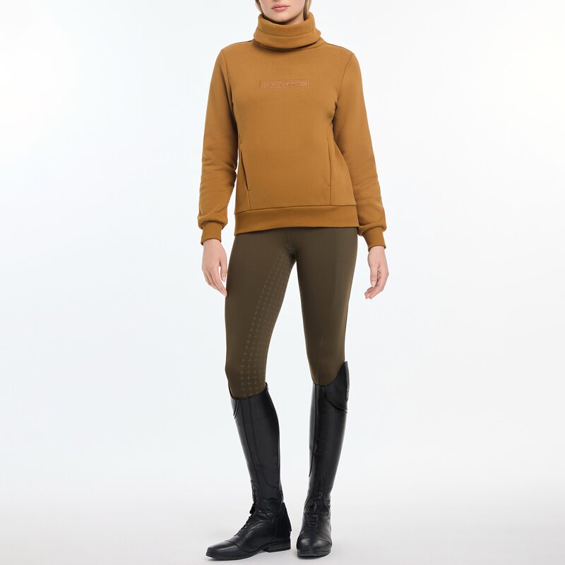 Fleece Sweatshirt Factory - Custom Women Essential Turtleneck Oversized Pocket