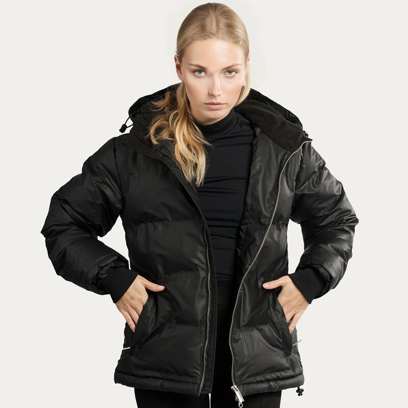 Biker Custom Coat Supplier - EQ-WJ4 Factory Directly Waterproof Zip up Hooded