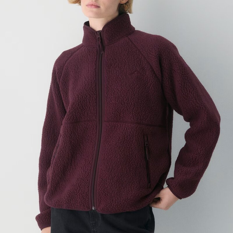 Fleece Jacket Factory - Breathable Warm High Neck with Zipper Pockets