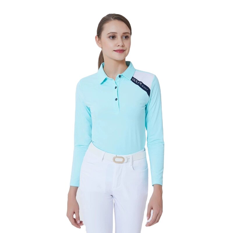 Golf Polo Shirts Factory - OEM/ODM Custom logo Spandex UNISEX Long Sleeved