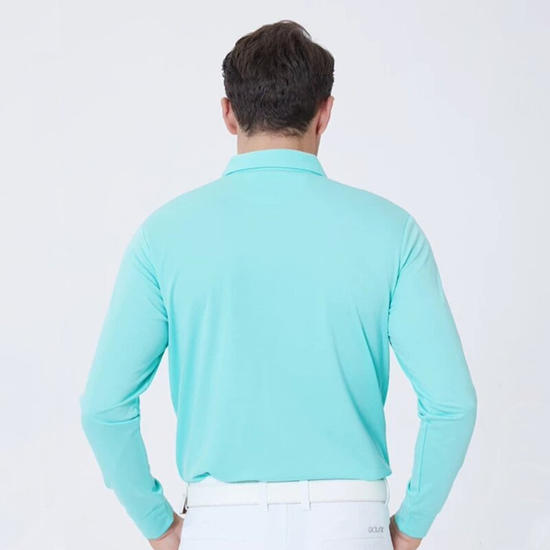 Men's Golf Shirt Manufacturer - Jersey Polo Outdoor Pique Performance Long Sleeve