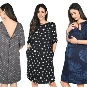 Maternity Nightdress Supplier - Custom Hospital Loose Style Sleepwear Wholesale