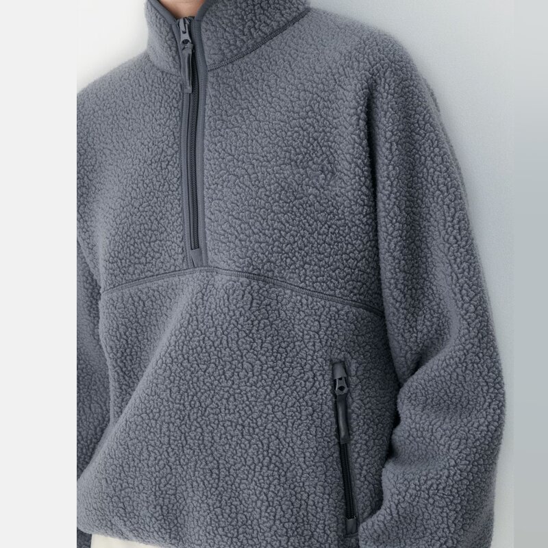 Equestrian Fleece Sweater Manufacturer - Winter New Arrival Long Sleeve 1/2 Zip