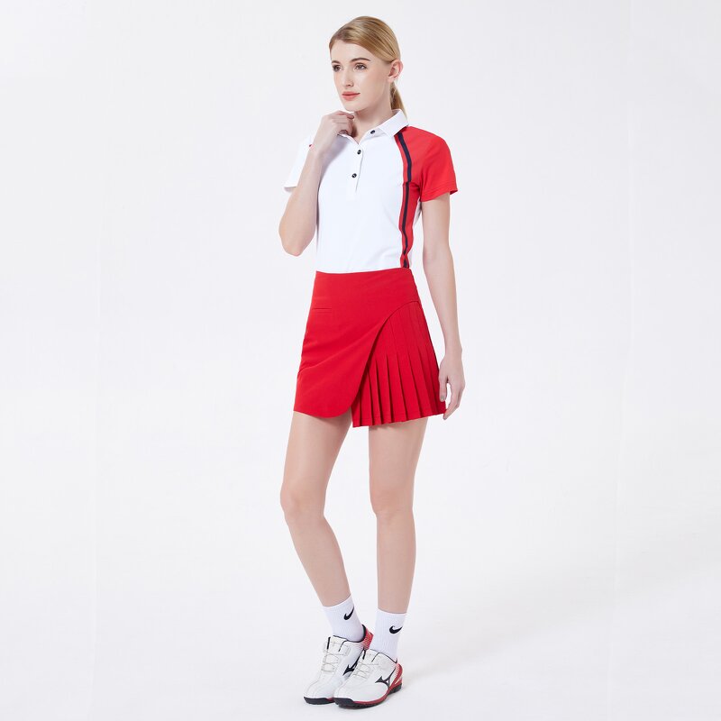 Tennis Skirt Supplier - Women's Pleated with Shorts Pocket Athletic High Waisted
