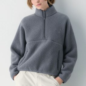 Equestrian Fleece Sweater Manufacturer - Winter New Arrival Long Sleeve 1/2 Zip