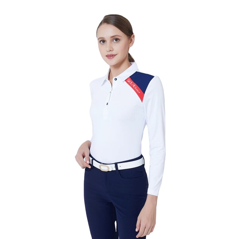 Golf Polo Shirts Factory - OEM/ODM Custom logo Spandex UNISEX Long Sleeved