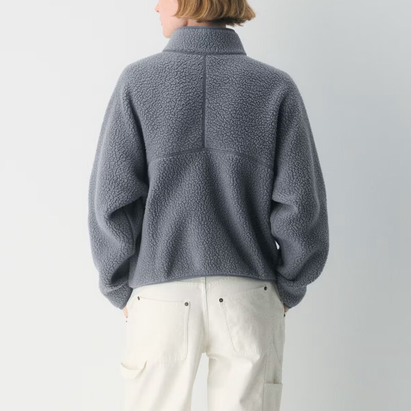 Equestrian Fleece Sweater Manufacturer - Winter New Arrival Long Sleeve 1/2 Zip