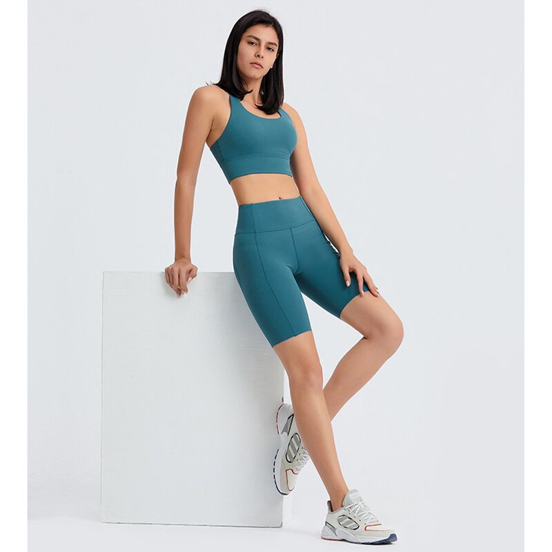 Yoga Shorts Supplier - Hot Sale Women's High Waist Compression Workout Running