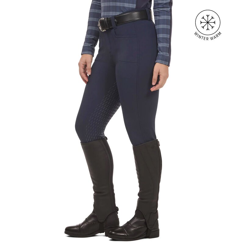 Winter Equestrian Leggings Supplier - KY1046 Custom Silicone Jodhpurs Fleece