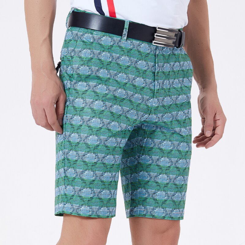 Golf Shorts Manufacturer - Custom Men's Digital Print Lightweight Summer Bermuda