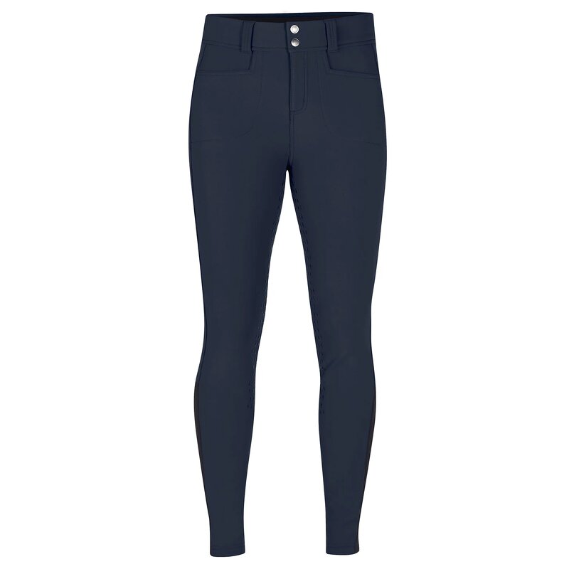 Winter Equestrian Leggings Supplier - KY1046 Custom Silicone Jodhpurs Fleece