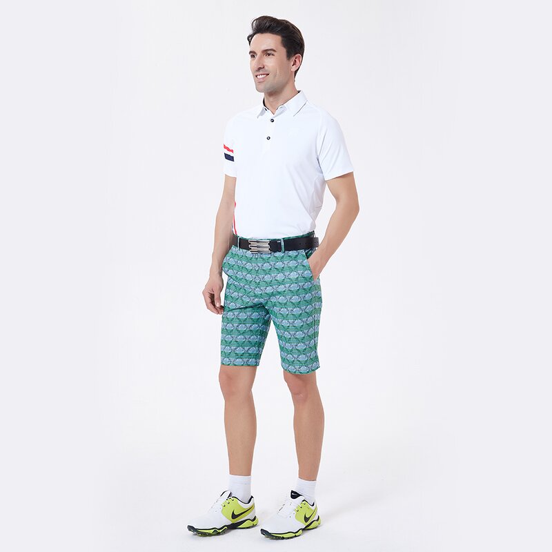Golf Shorts Manufacturer - Custom Men's Digital Print Lightweight Summer Bermuda