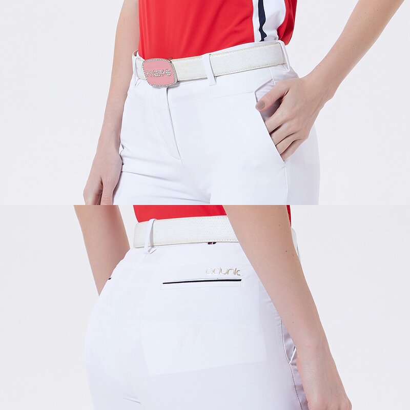 Women's Golf Pants Supplier - Tapered Plaid Stretch Khaki Tech Relaxed Fit