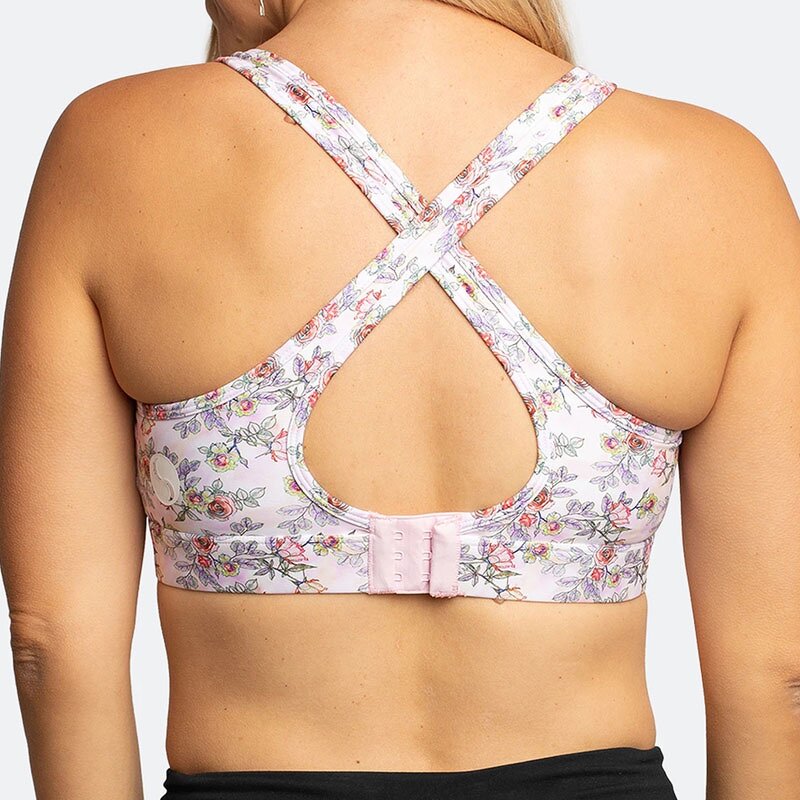 Nursing Bra Manufacturer - Custom Printed Breastfeeding Active Top Floral Print