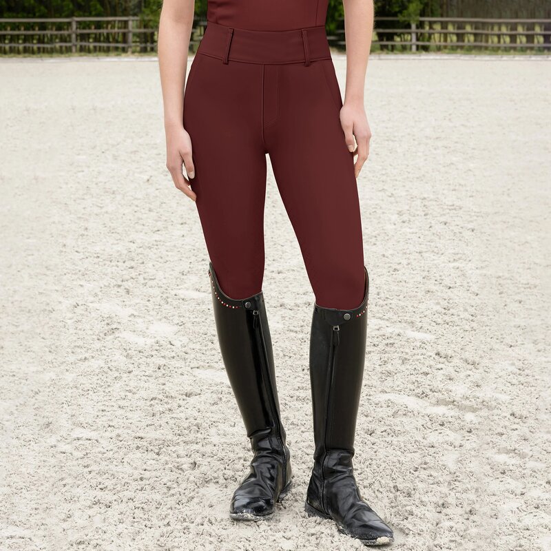 Equestrian Breeches Factory - Custom Logo Lady Competition Jodhpurs Riding Pants