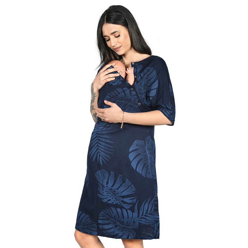 Maternity Nightdress Supplier - Custom Hospital Loose Style Sleepwear Wholesale