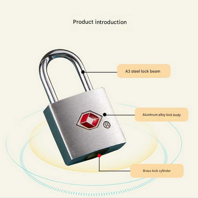 TSA Certified Padlock Factory - BBDHOME Custom Combination Aluminum Alloy