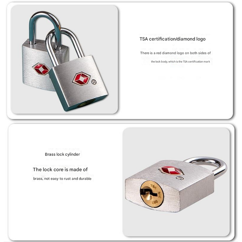TSA Certified Padlock Factory - BBDHOME Custom Combination Aluminum Alloy