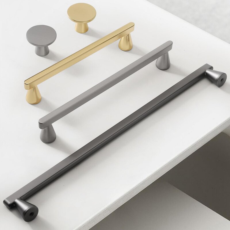 Cabinet Pulls Supplier - Polished Brass German Italy Designer Black Rose