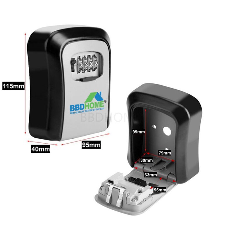 Plastic Key Lock Box Manufacturer - BBDHOME Wall Mounted 4 Digit Emergency